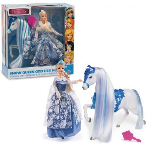 ERYI-, Poupée 30 Cm, Avec Tenue De Princesse, Cheval Et Accessoires, Modèle Reine Des Neiges, Jouets Pour Enfants À Partir De 3 Ans, Giochi Preziosi, Fat023 - Neuf
