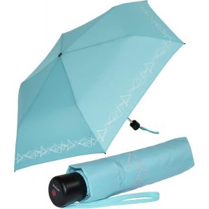 4Kids Parapluie de poche r&eacute;fl&eacute;chissant pour enfant avec bordure r&eacute;fl&eacute;chissante, Wild Horses, 90 cm, Parapluie de poche avec ouverture manuelle - Neuf
