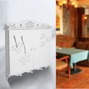 HJLIAN Porte-manteaux, boitier de compteur electrique, cadre decoratif, panneau sans clous (47 x 35 x 5) - Neuf