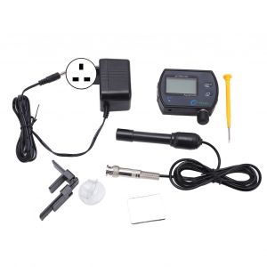 XYONG Detecteur de qualite de l'eau, multifonctionnel, facile a installer, pH-metre a large plage pour les tests alimentaires, hopitaux, prise britannique 220 V-240 V - Neuf
