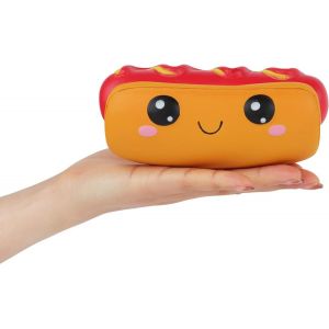 KAL-Squishies Hot Dog Toy, Pain Mou Soft Slow Rising Parfumé, Jouets Anti-Stress En Forme De Pain Pour Enfants - Neuf