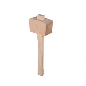 Maillet en bois de h&ecirc;tre pour outils de travail du bois et de sculpture - Neuf