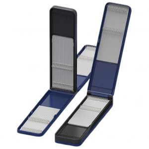 Bo&icirc;te De Sous-Ligne De P&ecirc;che Pliable &Agrave; Quatre C&ocirc;t&eacute;s Fournitures De Canne &Agrave; P&ecirc;che L&eacute;g&egrave;re &Eacute;quipement De P&ecirc;che Bleu - Neuf