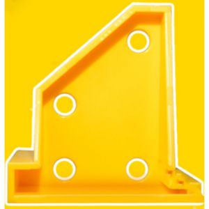 20-Pack Jaune Étage Entretoises, revêtement de sol Stratifié Outils, Étage les Entretoises avec 1/4 et 1/2 Lacunes, Compatible avec la Planche de Vinyle, revêtement de sol Stratifié - Neuf