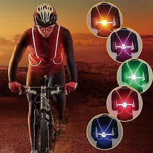Pendentif de bande réfléchissante de nuit pratique et efficace pour hommes et femmes sac à dos multifonctionnel réfléchissant pour enfants (blanc) - Neuf