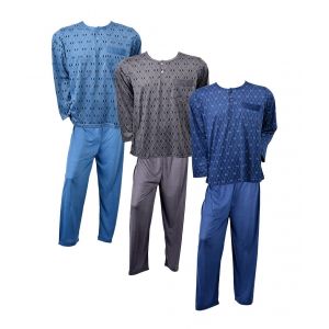 Pyjama Homme Long Eco 2129 Pack De 3 Pyjamas Eco - Neuf