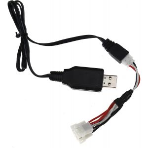 Sjzg-Xh-3p Chargeur De Câble Usb 3 En 1 Batterie Au Lithium Avec Chargeur De Câble De Batterie Li-Polymère 60cm/23.6inch 1a 7.4v Pour Drone/Quadcopter/Hélicoptère-Kalanka - Neuf