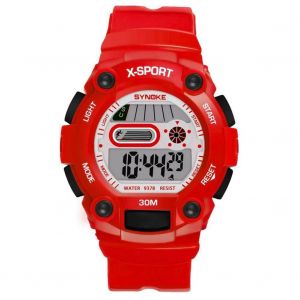 Synoke Students Enfants Montre De Sport &Agrave; La Mode Montre-Bracelet &Eacute;lectronique (Rouge) - Neuf
