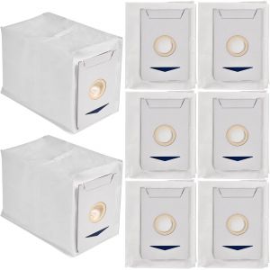 Lot De 8 Sacs D'Aspirateur Pour Ecovacs Robot Aspirateur Deebot T30 / T30 Pro / T30 Max - Accessoires De Rechange Pour Ecovacs T30[SSE7113817] - Neuf