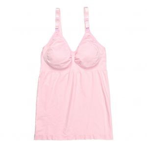 Haut D'allaitement, Debardeur De Maternite, Soutien-Gorge D'allaitement En Coton Sans Coutures (Rose, Taille Xl) - Neuf