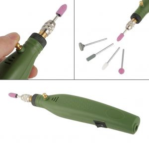 Mini perceuse electrique 220 V, kit d'outils rotatifs pour meulage, polissage, gravure (prise UE) - Neuf