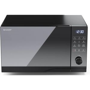 CHECARZHN--NO1-Four Micro Ondes Combiné 25 Litres Noir, Commandes Entierement Numérique Sans Plateau Tournantyc-Gc52Feb - Neuf