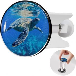 SJZG-Bonde D'&Eacute;vier Universelle 40 Mm, Hauteur R&eacute;glable, Couvercle En Laiton Chrom&eacute; Avec Joint En Caoutchouc, Compatible Avec La Plupart Des &Eacute;viers Et Lavabos Standards - Neuf