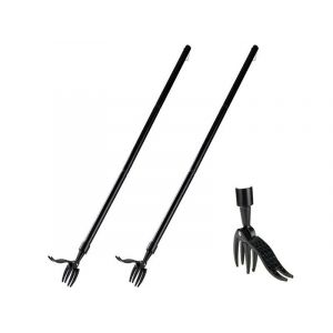 Lot de 2 d&eacute;sherbeurs debout pour un d&eacute;sherbage facile avec poign&eacute;e et griffes - Neuf