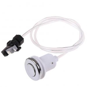 Interrupteur a bouton-poussoir pneumatique 16 A pour broyeur de dechets alimentaires, baignoire et fauteuil de massage - Neuf