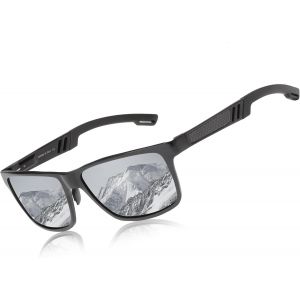 Kathlelxh-Hommes Lunettes De Soleil Polarisées Aluminium Magnesium Lunettes De Soleil Conduite Lunettes De Conduite Rectangle Shades Pour Hommes Oculos Masculino Homme[H1097] - Neuf