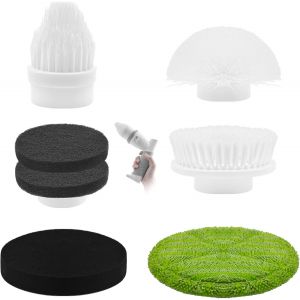 ChenQuanSarl-Lot De 6 T&ecirc;tes De De Rechange Pour De Nettoyage &Eacute;lectrique Pour Salle De Bain, Baignoire, Cuisine, Carrelage, Fen&ecirc;tre, Baignoire, Vaisselle, Lavabo - Neuf