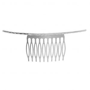 Peigne &iquest;&iquest; Cheveux De Mari&iquest;&iquest;E Pour Coiffures Et Accessoires De Mariage, M&iquest;&iquest;Tal Argent&iquest;&iquest;, Design &iquest;&iquest;L&iquest;&iquest;Gant, Style Vintage - Neuf