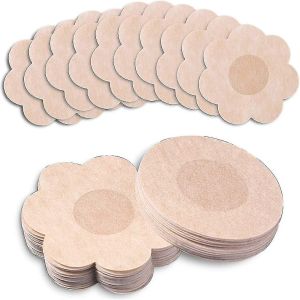 40 Paires De Housses De Mamelon Pâtes Jetables Pétales De Poitrine Autocollants Autocollants De Mamelon A - Neuf