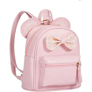 Sac À Dos Convertible Avec Oreilles De Souris À Pois Et N?ud À Paillettes Pour Filles Et Femmes[H3483] - Neuf