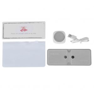 Masseur Cervical Multifonction, Mini Appareil De Massage Electrique Usb, Gris - Neuf