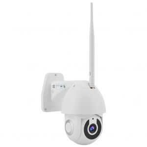 Camera de securite PTZ intelligente sans fil Wi-Fi HD 1080p (prise UE 100-240 V) - Neuf