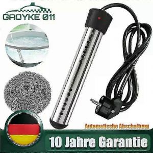 3000W Poolheizung Tauchsieder Elektrischer Badewanne Warmwasserbereiter Heizung - Neuf