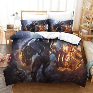 Gamers Parure De Lit Pi&iquest;&iquest;Ces &iquest;&iquest; Project-Vi Iron Fist Th&iquest;&iquest;Me Imprim&iquest;&iquest; En D, Avec Housse De Couette &iquest;&iquest; Fermeture &iquest;&iquest;Clair Dissimul&iquest;&iquest;E, Housse De Couette Super - Neuf