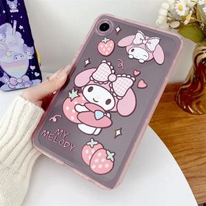 Pour Samsung Galaxy Tab S6 A7 Lite A8 A9 S10 S9 S8 S7 Plus 11 12.4 Pouces Dessin Animé Mélodie Kuromi Enfants Étui De Protection Souple Pour Tablette A7 10.4 T505 T507-Green - Neuf