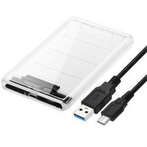 Boîtier externe pour disque dur/SSD Type-C vers SATA 2,5 pouces - Neuf