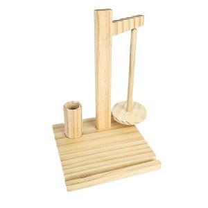 Support De T&eacute;l&eacute;phone En Bois,Support De Fil Au Crochet - Neuf