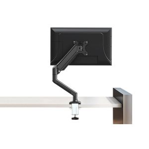 Bras de moniteur &agrave; ressort &agrave; gaz pour &eacute;crans de 13 &agrave; 32 pouces, compatible VESA, support de bureau r&eacute;glable - Neuf