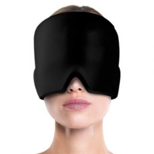 Bonnet Anti-Maux De T&ecirc;te De Tension Et Migraines, Masque Glac&eacute;, Th&eacute;rapie Par Chaud Et Froid, Noir - Neuf