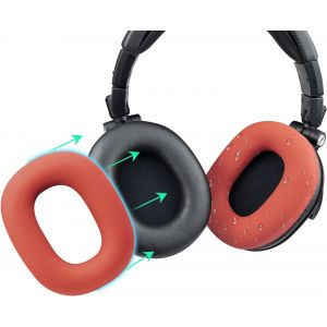 KAL-Coussinets D'Oreille Mousse Coussin En Silicone Pour Audio Technica Ath M50X M50Xbt M50Rd M40X M30X M20X Msr7 Sx1 Casque, Protection, Anti-Transpiration, Lavables Et Durables - Neuf