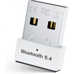 Dongle Bluetooth 5.4, Adaptateur Bluetooth 5.4,Cle Bluetooth Pour Pc Faible Latence Pour Casque Clavier Souris Manette De Jeu Enceinte Écouteurs Téléphone,Plug Play Sous Windows 11/10/8.1 - Neuf