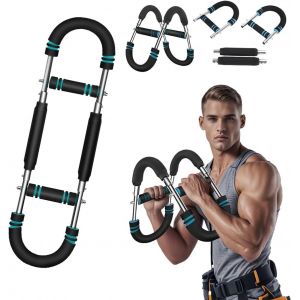 Checarzhn--No1-Shaker Twister Arm Trainer - Extenseur De Poitrine Réglable À 3 Vitesses - En Forme De U - Exerc Ur De Poitrine Pour Homme, Renforcement De La Force Musculaire - Forme Du Corps Pour Ho - Neuf
