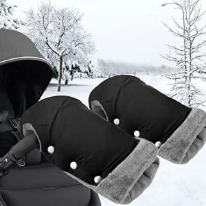 Gants De Poussette, Moufles De Poussette Coupe-Vent Et Imperméable Pour Bébé, Doux Chaud Gants Protection Pour Poussette, Vélo - Neuf