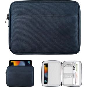9-11"" Étui De Tablette Pour Ipad 11 Pouces A16 2025, Ipad 10e Gén. 10,9"", Ipad 10,2"", Ipad Air 11/Air 5e/4e Gén. 10,9"", Galaxy Tab A9+/A9 Plus 11"", Étui De Transport Avec Poche, Indigo - Neuf
