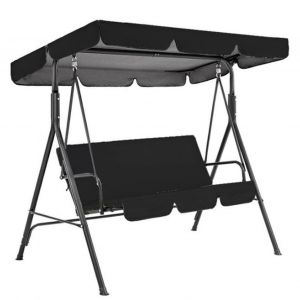 Housses de coussins de rechange impermeables et resistantes pour balancelle 2 ou 3 places, en polyester resistant aux UV. - Neuf