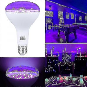 Ampoules Led Uv E27 15w 385-400nm &Agrave; Lumi&egrave;re Noire - Neuf
