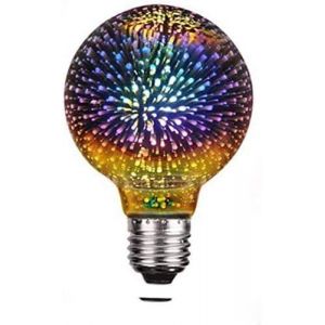 Ampoule Led 3d Décorative, Ac85-220v Ampoule Feu D'artifice 3d Starligh - Neuf