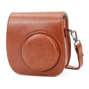 &Eacute;tui de protection pour mini9 8+ 8, sac en cuir PU souple premium pour cam&eacute;ra avec sangle d'&eacute;paule ajustable, r&eacute;sistant &agrave; la poussi&egrave;re et aux rayures - Neuf