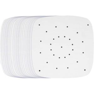 Lot De 200 Feuilles De Papier Sulfurisé Perforées Carrées Non Blanchies De 8,5 Pouces Pour Friteuse À Air, Papier Sulfurisé Pour Cuisson À La Vapeur, Sans Brûlure, Nettoyage Facile¿ - Neuf