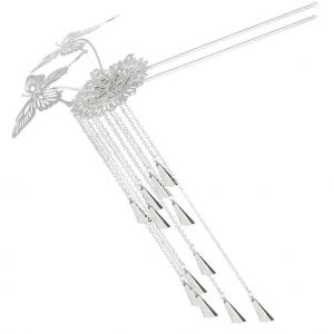 Batonnet &iquest;&iquest; Cheveux Chinois Pour Femme, Accessoire De Coiffure En M&iquest;&iquest;Tal Pour Cosplay, Design &iquest;&iquest;L&iquest;&iquest;Gant Style Vintage, &iquest;&iquest;Pingle &iquest;&iquest; Cheveux R&iquest;&iquest;Sistante - Neuf