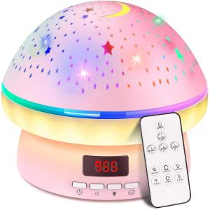 Jouets Pour Filles De 2-8 Ans, Projecteur D'&eacute;toiles &Agrave; Rotation Programm&eacute;e,Veilleuse Projecteur Cadeaux Pour Gar&ccedil;ons Filles De 2-9 Ans, Cadeaux D'anniversaire Et De No&euml;l Pour Filles Enfants De 4-9 An - Neuf