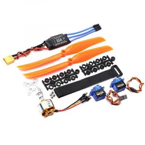A2212 1400KV Moteur sans balais 30A ESC XT60 Plug SG90 9G Mini 8060 H&eacute;lice pour avion &agrave; voilure fixe RC - Neuf