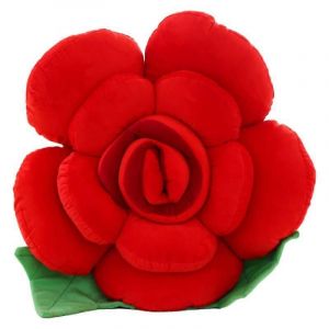 Coussin créatif en peluche rose, coussin, cadeau de vacances pour enfants-Rouge - Neuf