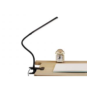 Lampe De Bureau &Agrave; Pince Avec 3 Couleurs Et 10 Niveaux De Luminosit&eacute; - Neuf