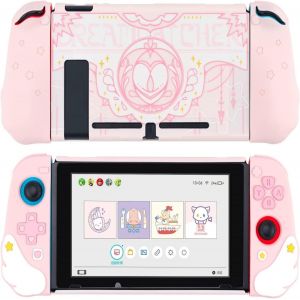 Eryi-Coque Mignonne Compatible Avec La Console Nintendo Switch Et Joy Con - Absorption Des Chocs Et Anti-Rayures Coque Fine Avec Design Ergonomique Pour Switch - Star Wings - Neuf