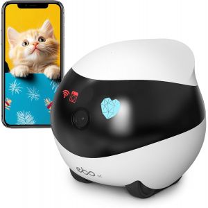 Se Pet Robotic Camera With Wheels, 1080P Indoor Surveillance Camera, Auto Cruise, Two-Way Audio And Night Vision - Neuf